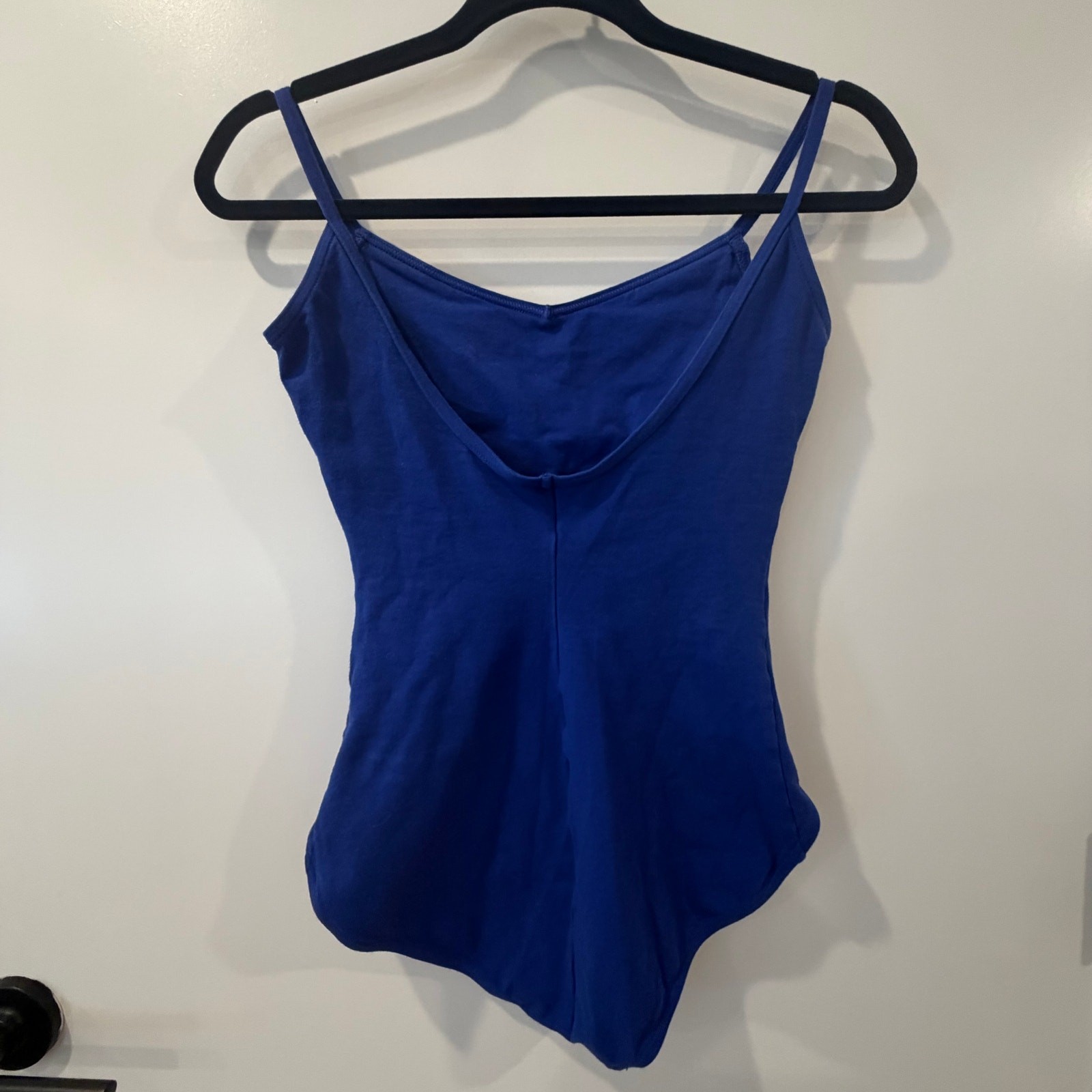 Capezio Royal Blue Leotard Womens Large Princess Seam Camisole Ballet Dance
