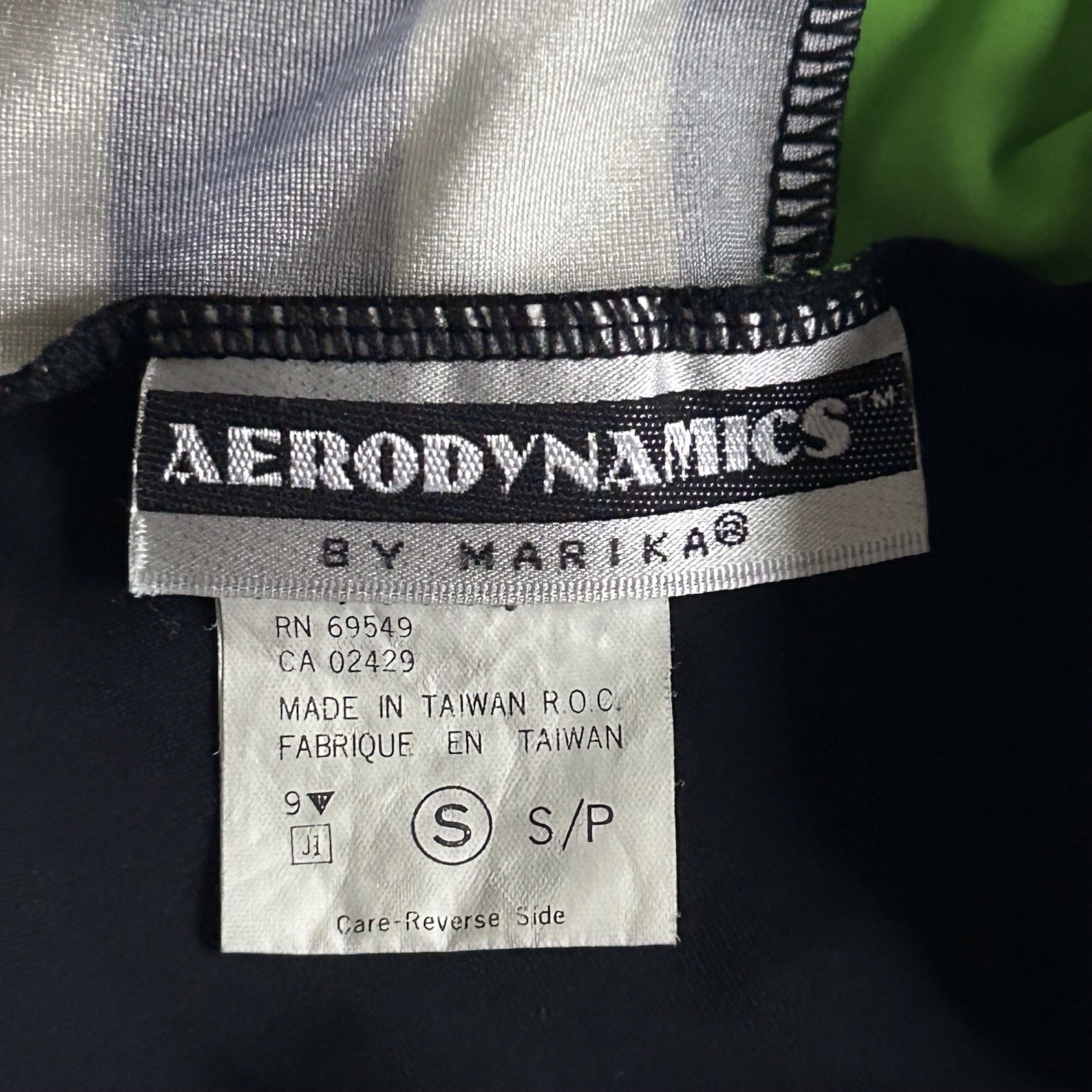 Vintage Marika 80/90’s Black Leotard High Leg Size Small Adult Bodysuit Nylon
