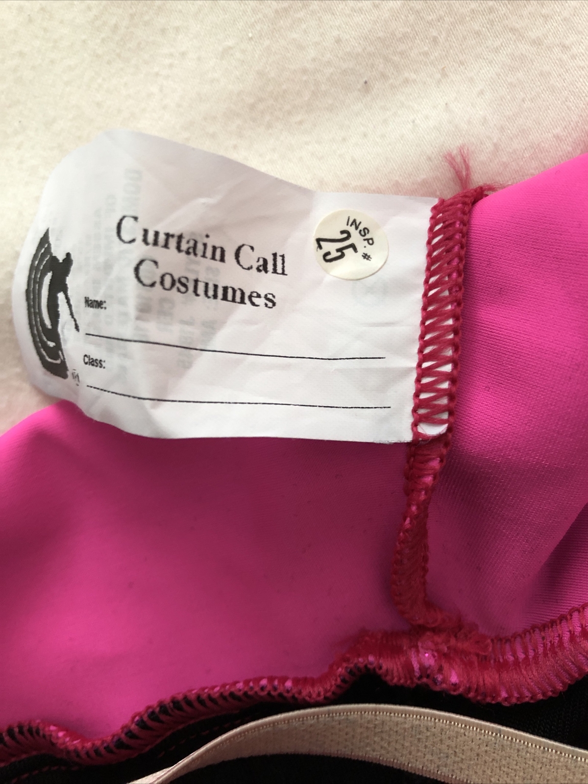 AME Jazzy Hot Pink Dance Costume w/Hat & Boy Shorts New York New York, Sz 8/10