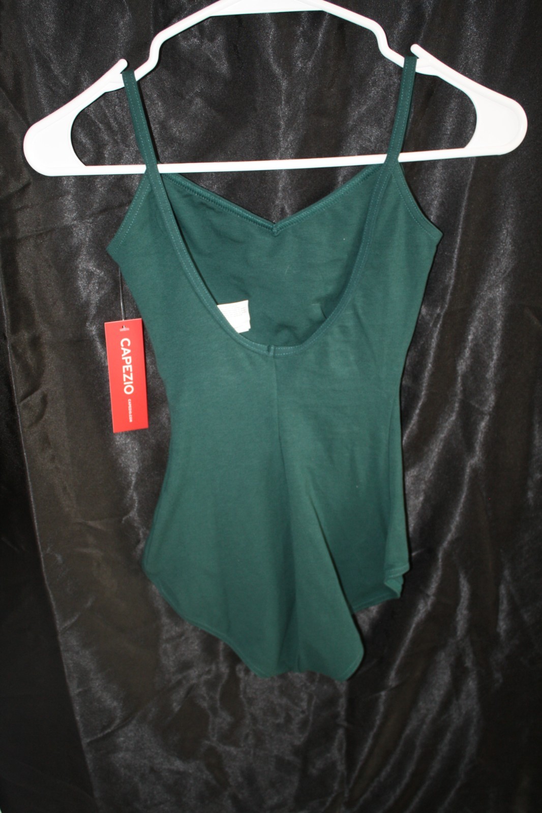 Capezio Princess Camisole Leotard – Hunter Green – Adult X-Small – Style CC101