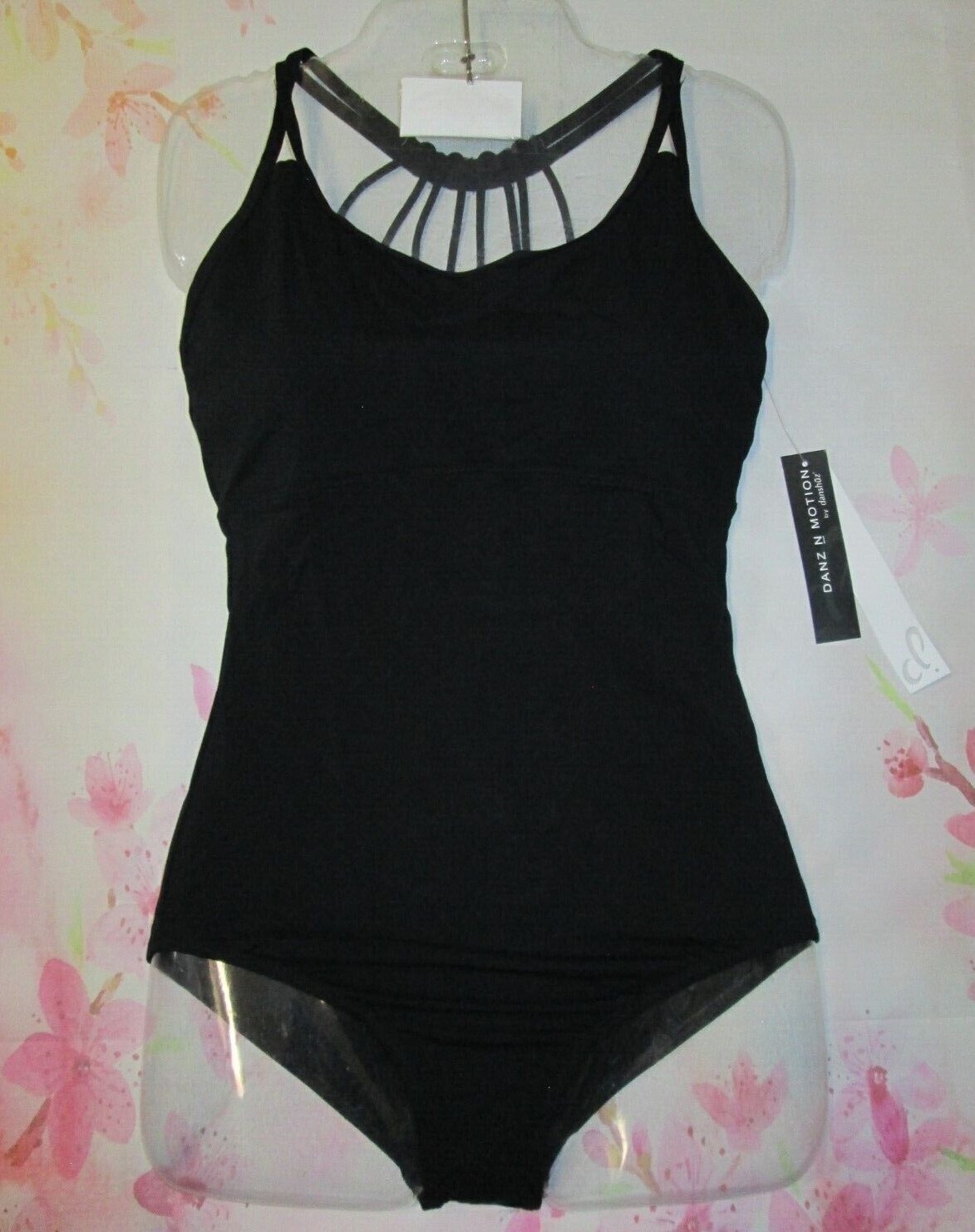 Leotard New MA or XL Women’s Dance Ballet Jazz Costume Black DanzNMotion