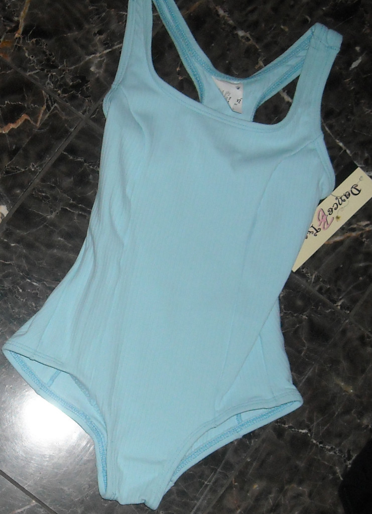 Racer Back Tank leotard Dance Body Wrappers skyBlue princess Seam #2831