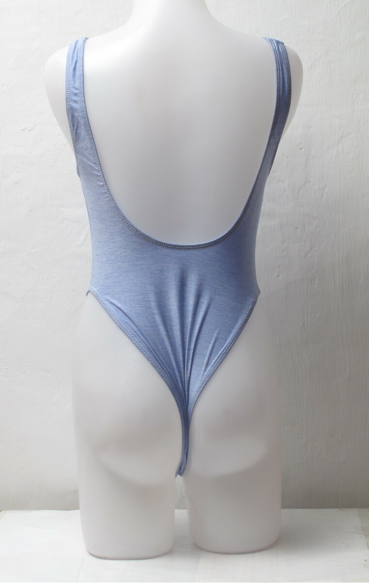 Light Blue Spandex Dance / Fitness Leotard for Women size 10 Small