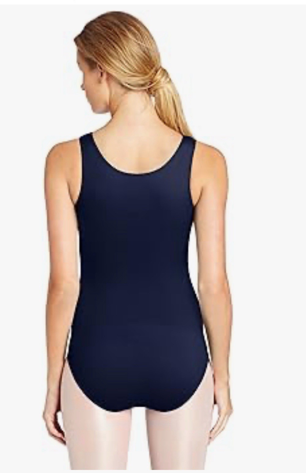 Capezio Women’s High-Neck Tank Leotard navy blue size Xsmall