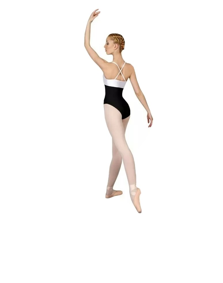 Sansha Leotard Maroon and White Size 3 Premiere Position Mara