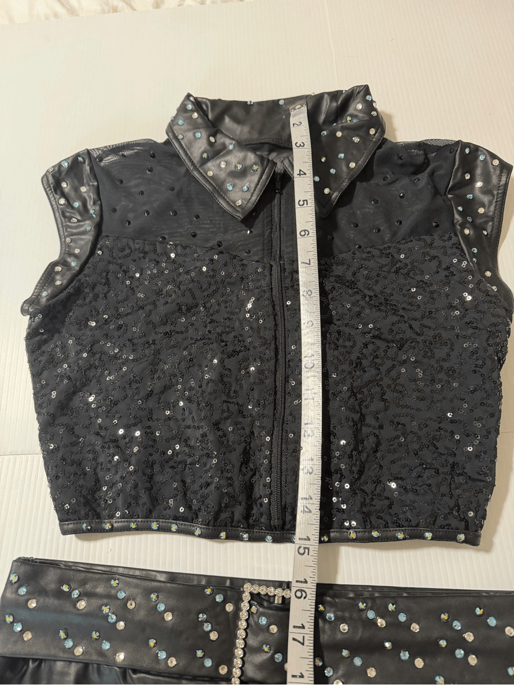 Weissman dance costume menswear suit tux pleather The Business SQ12748 MA adult