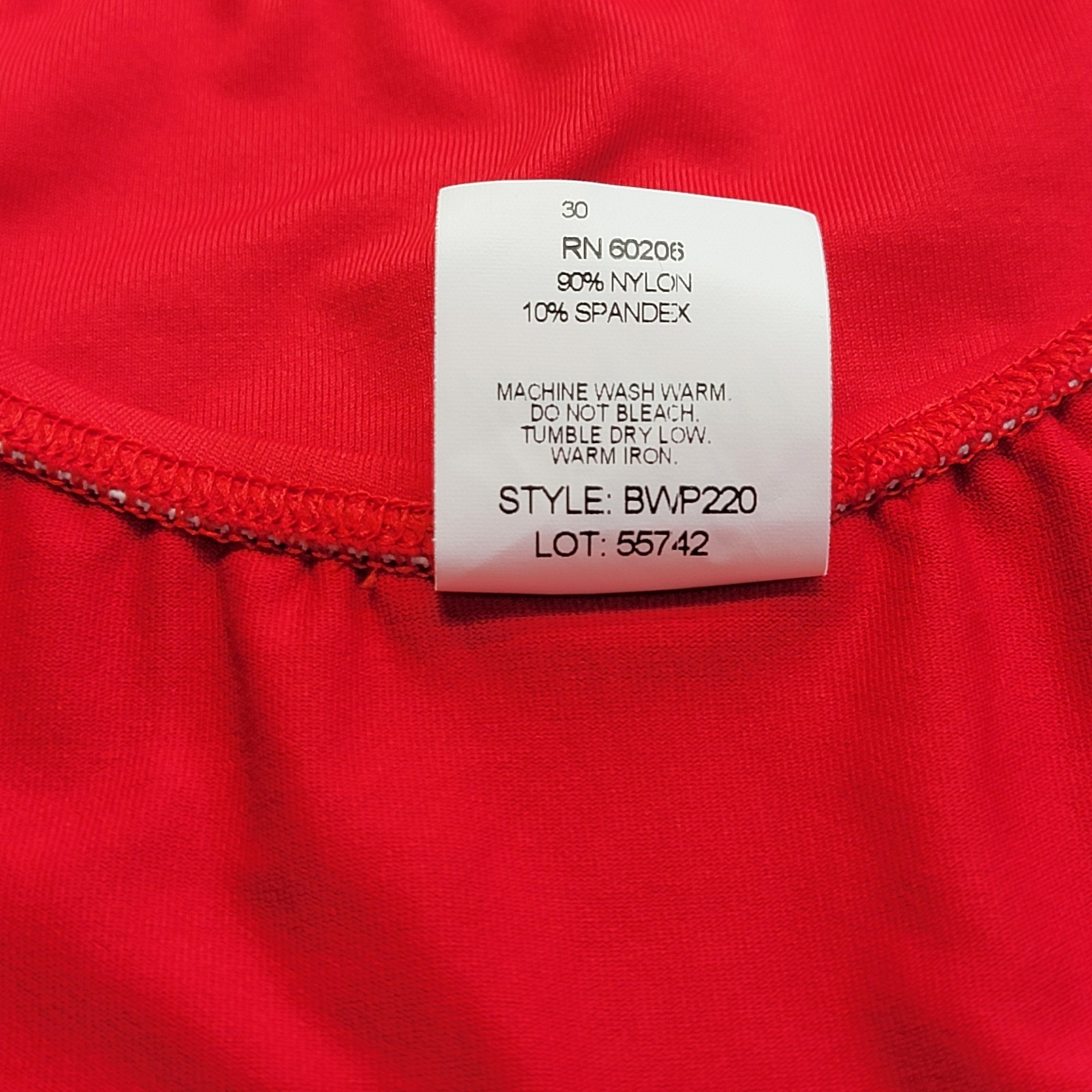 Body Wrappers ProWEAR Cap Sleeve Cut Leotard Red Scoop Front/Back Neckline SZ LA