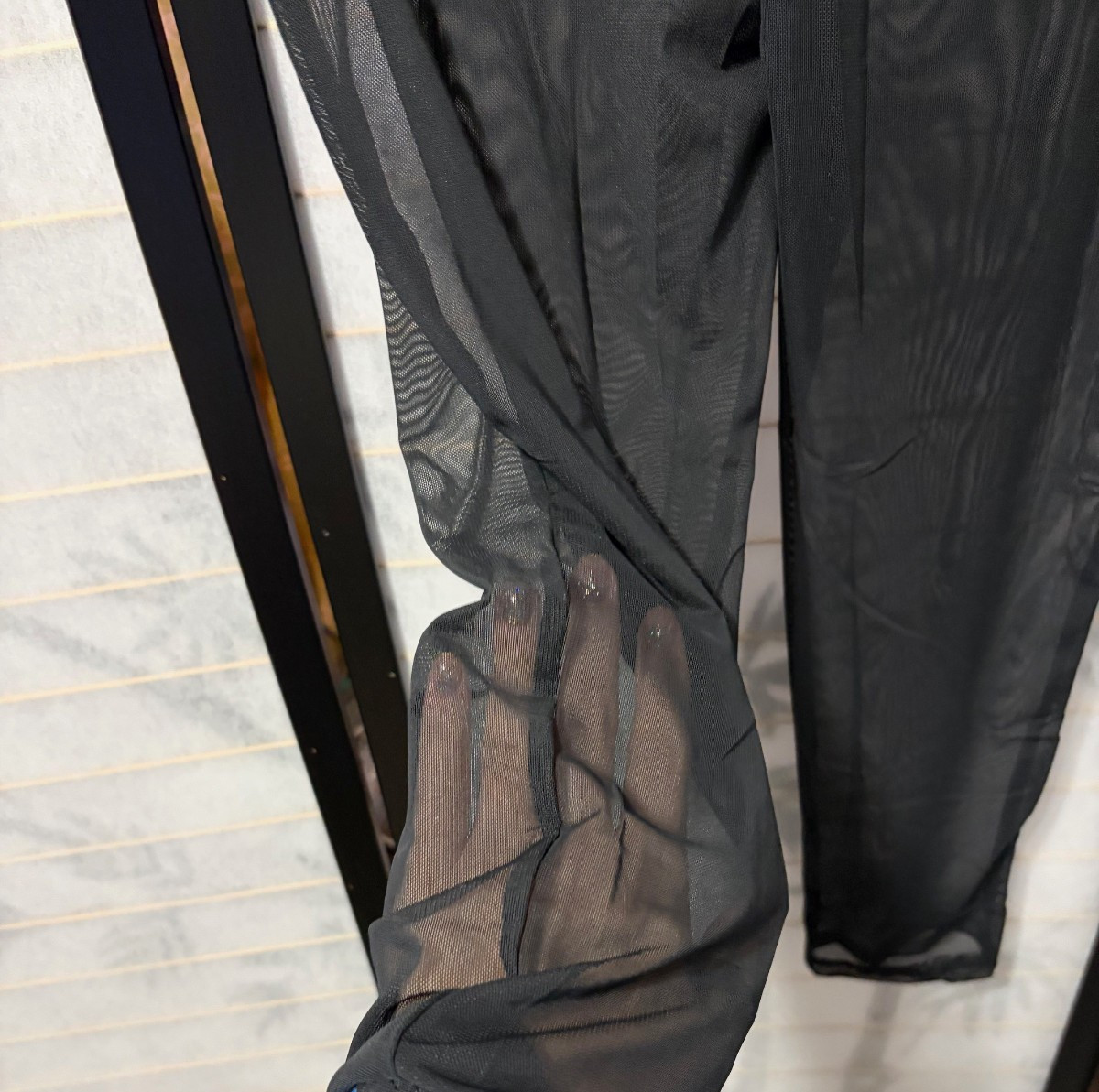 Balera Power Mesh Leggings Dance Pants NIP Black Adult Small SA 4/6 Stretch