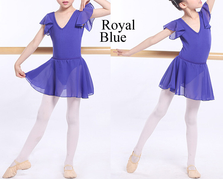AU STOCK GIRLS to ADULTS 2 PCS SET DANCE BALLET COTTON LEOTARD SKIRT DA028