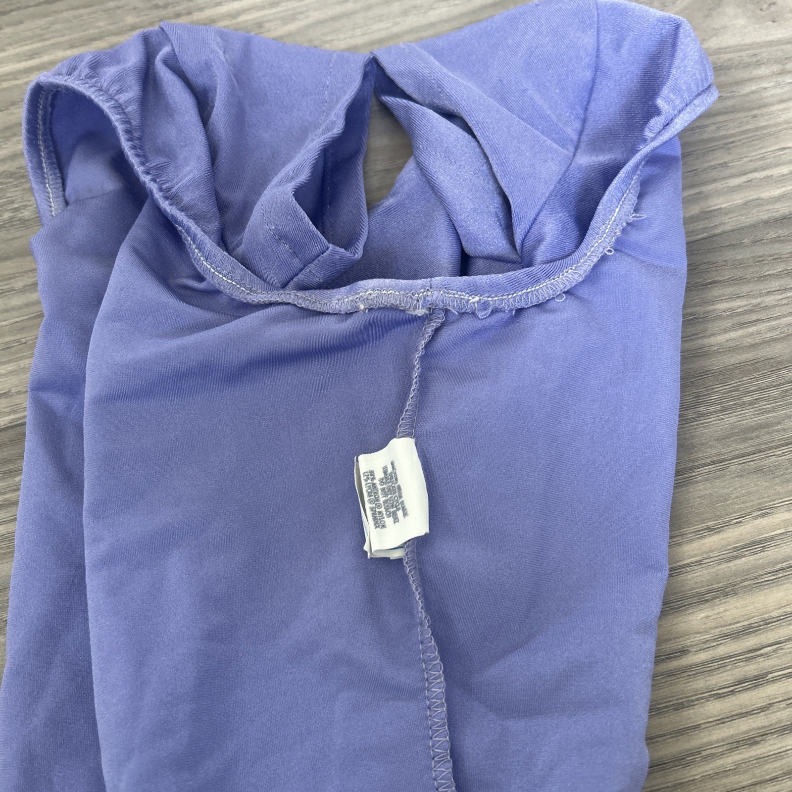 Flexatard 80s GILDA MARX Shiny Purple Leotard Vintage JAZZERCISE AEROBICS size P