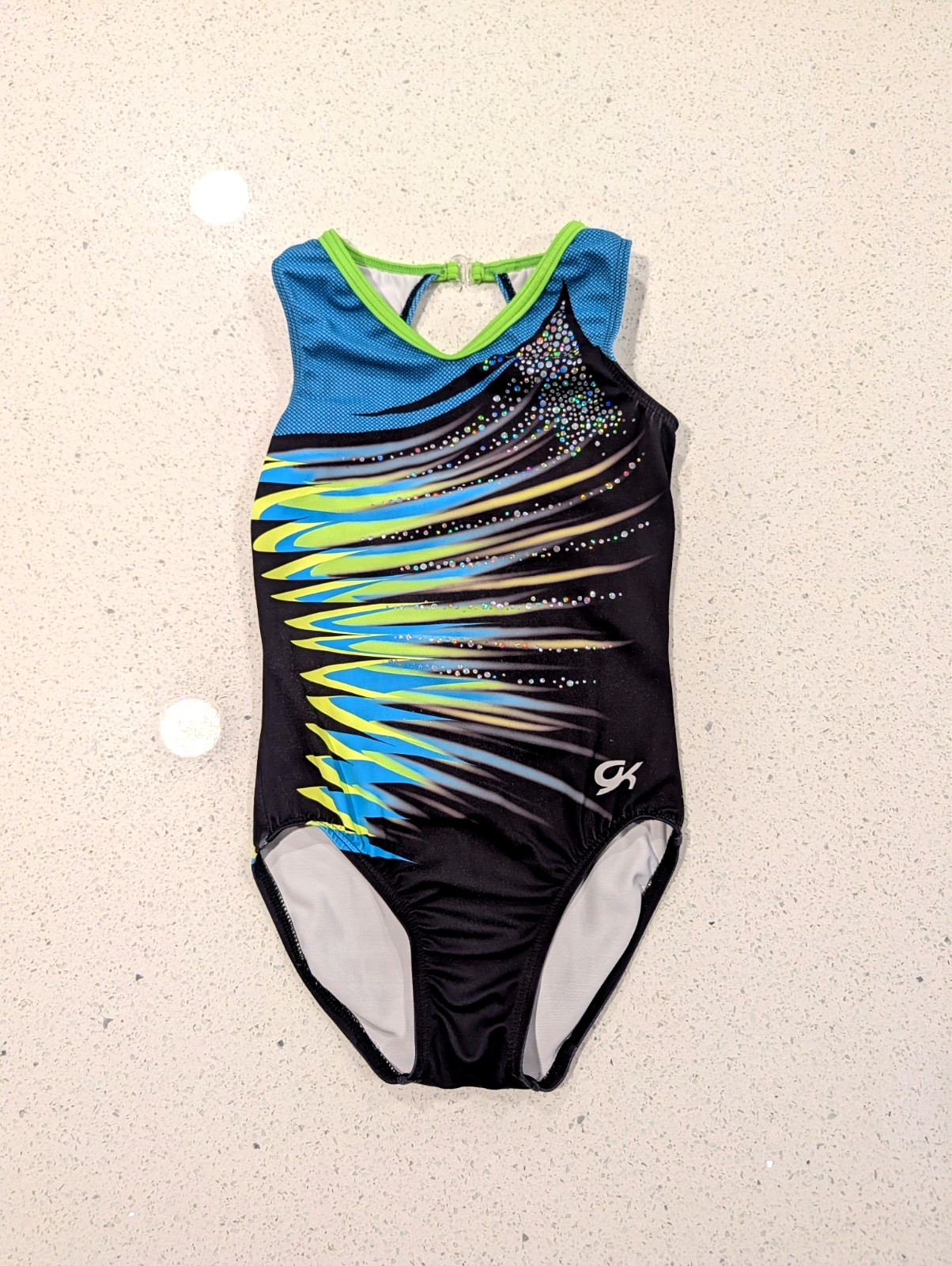 BEAUTIFUL GK Elite Gymnastics Dance Leotard XS Adult Extra Small OLYMPIC REPLICA