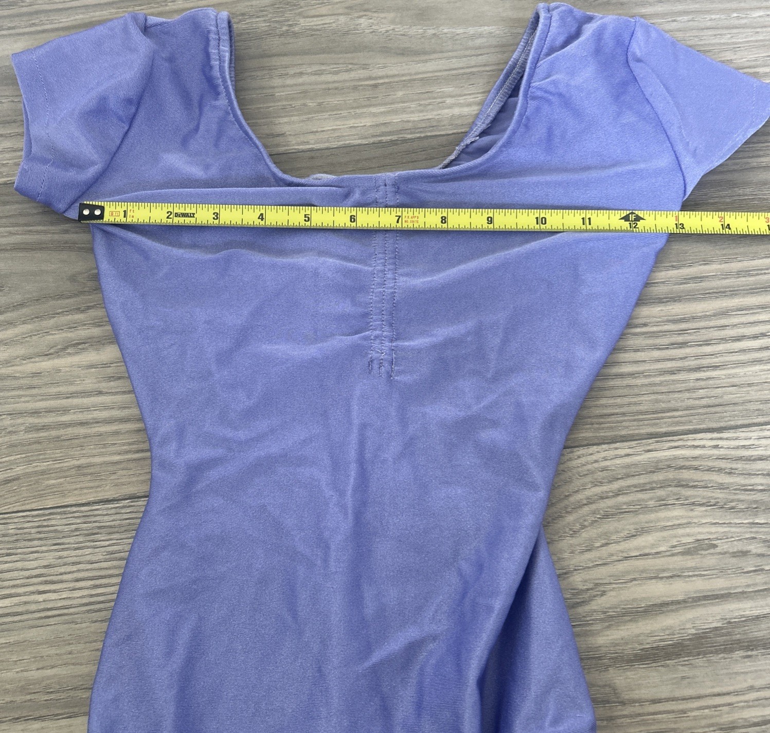 Flexatard 80s GILDA MARX Shiny Purple Leotard Vintage JAZZERCISE AEROBICS size P
