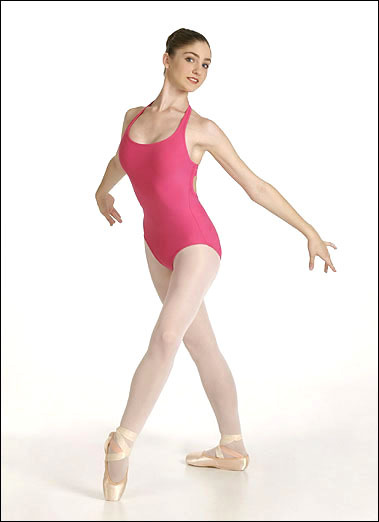 Bal Togs 6002 Women’s Small (4-6) Blue Double-Strap Back Leotard