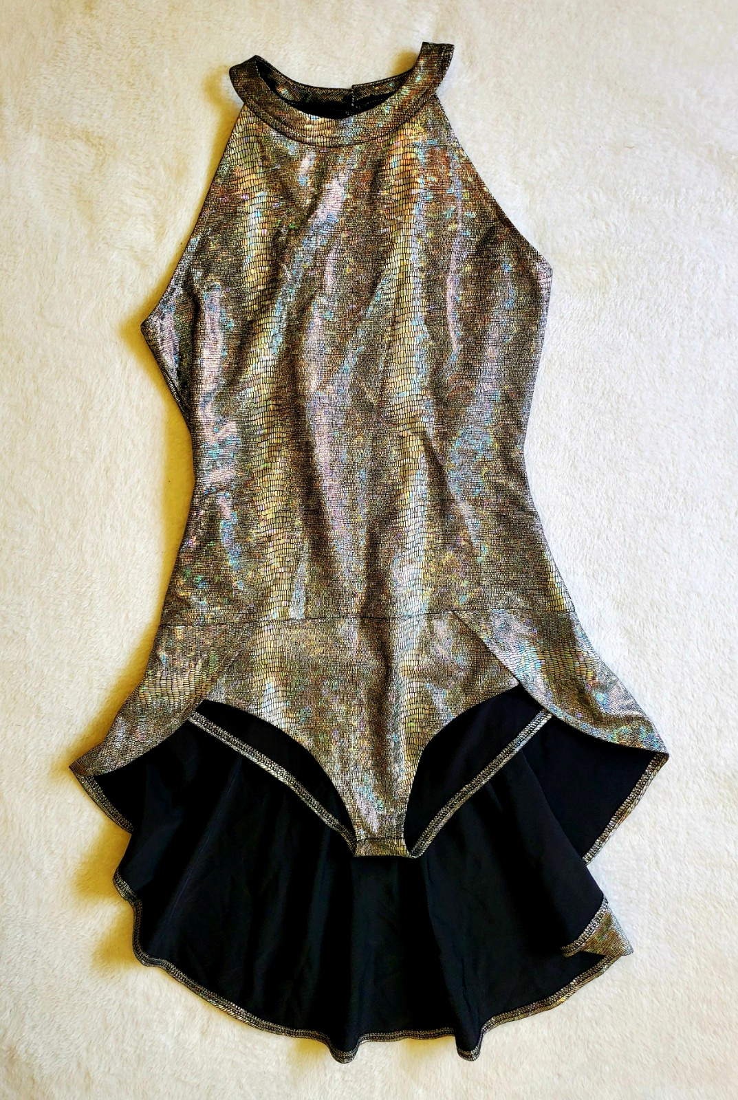 Dance costume Adult Extra Small AXS Leotard Dress Aerialist Circus Rave trapeze