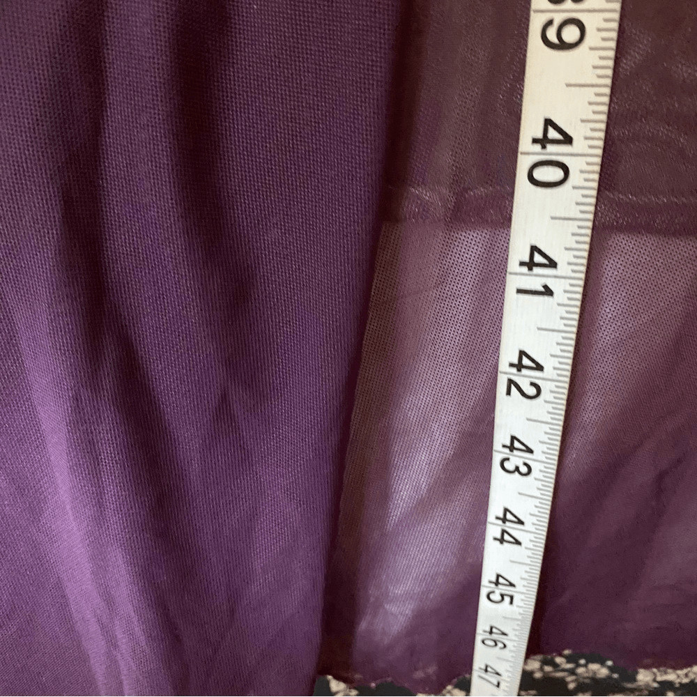 Glamour solo dance costume custom purple lace embroidered MA-Medium adult