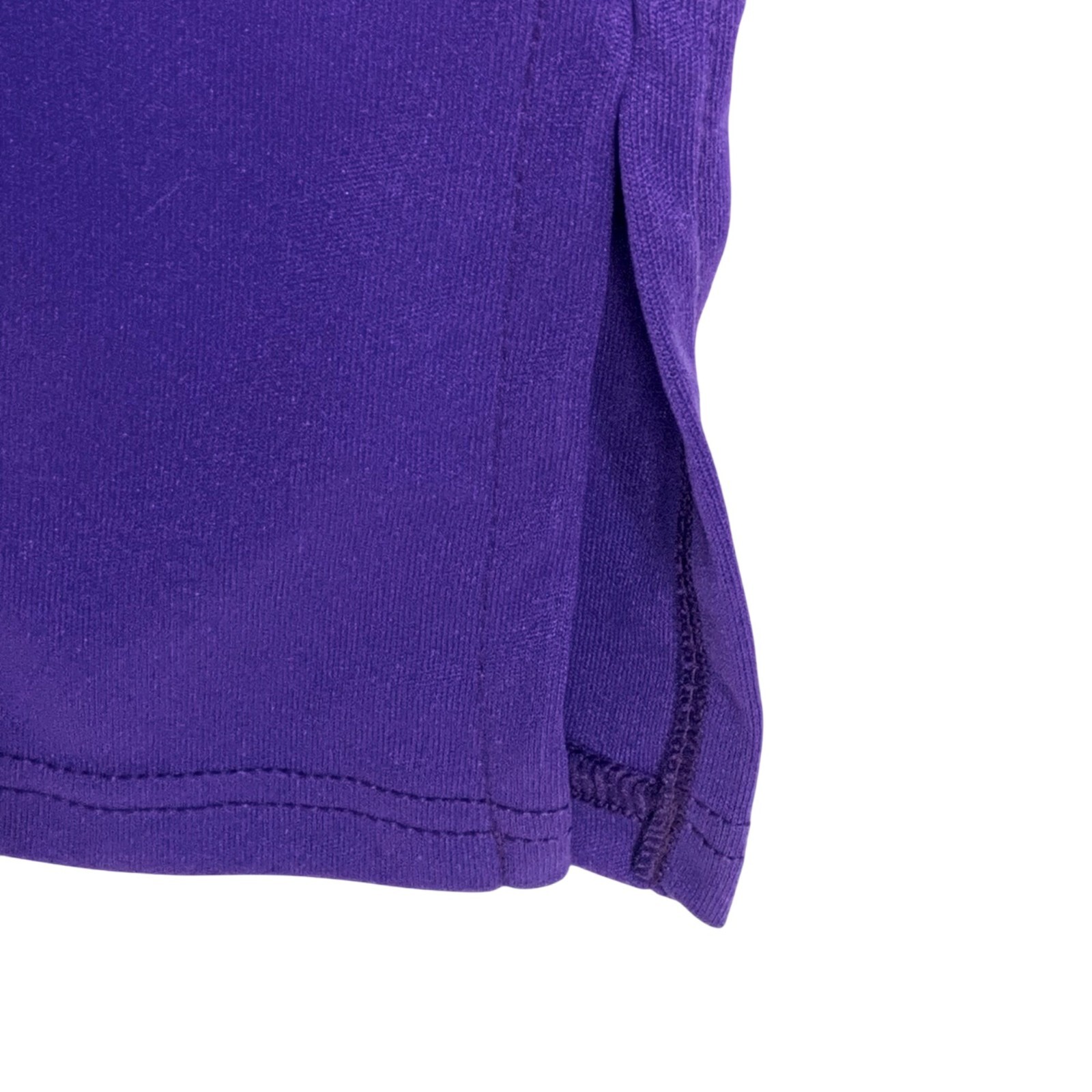 Body Wrappers Purple Long Sleeve Praise Liturgical Top M Collared Split Neck