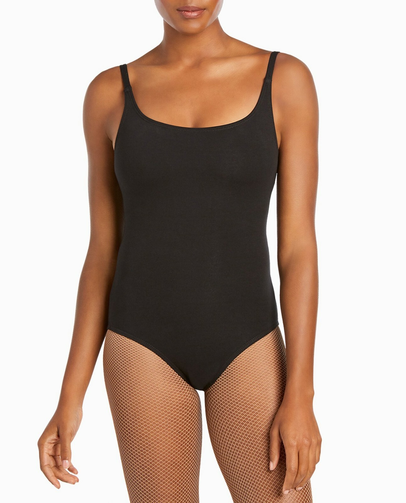 Danskin Leotard Camisole Cotton Bodysuit Adjustable Straps New Adult Women P XS