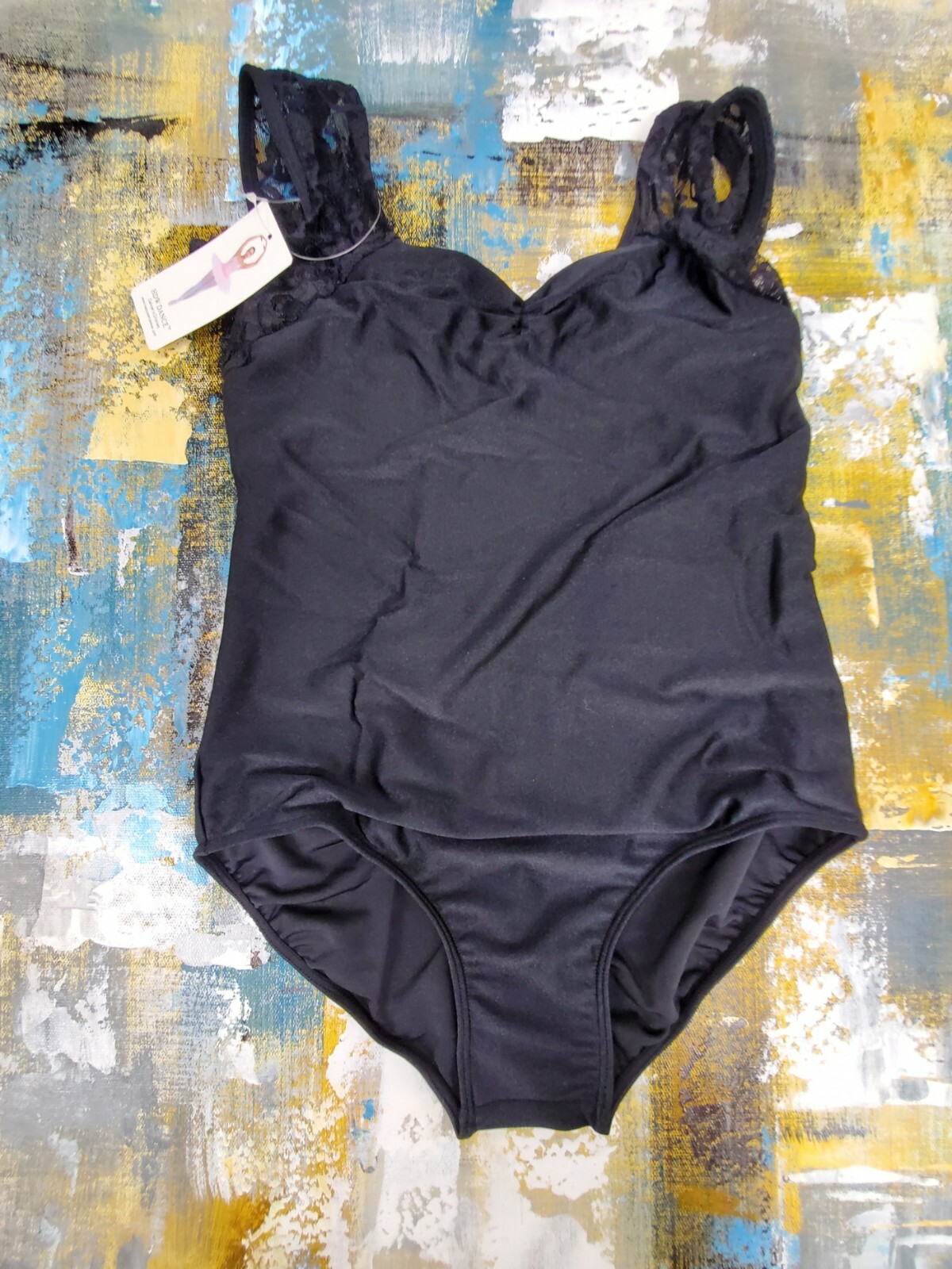 HDW Dance Black Womens Leotard Size M