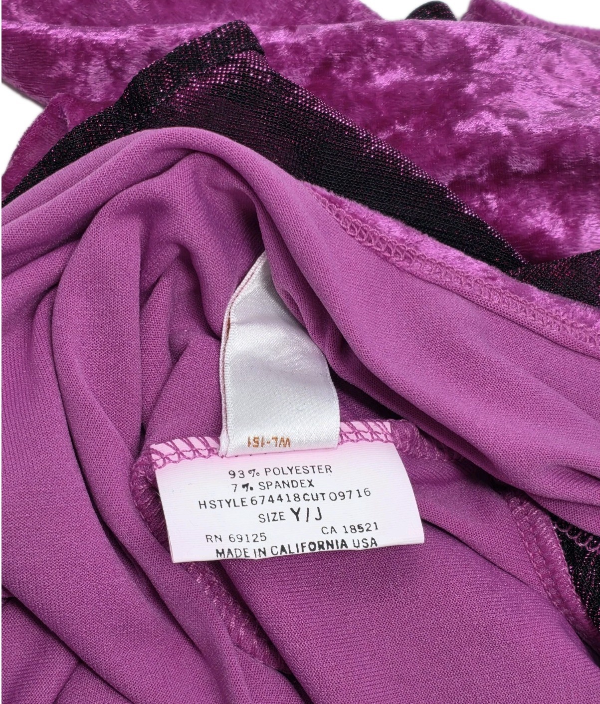 Gilda Marx VTG High Neck Velvet Keyhole Mesh Skate Dress Fuchsia Adult XS (Y/J)