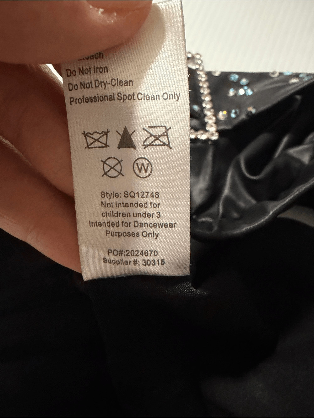 Weissman dance costume menswear suit tux pleather The Business SQ12748 MA adult