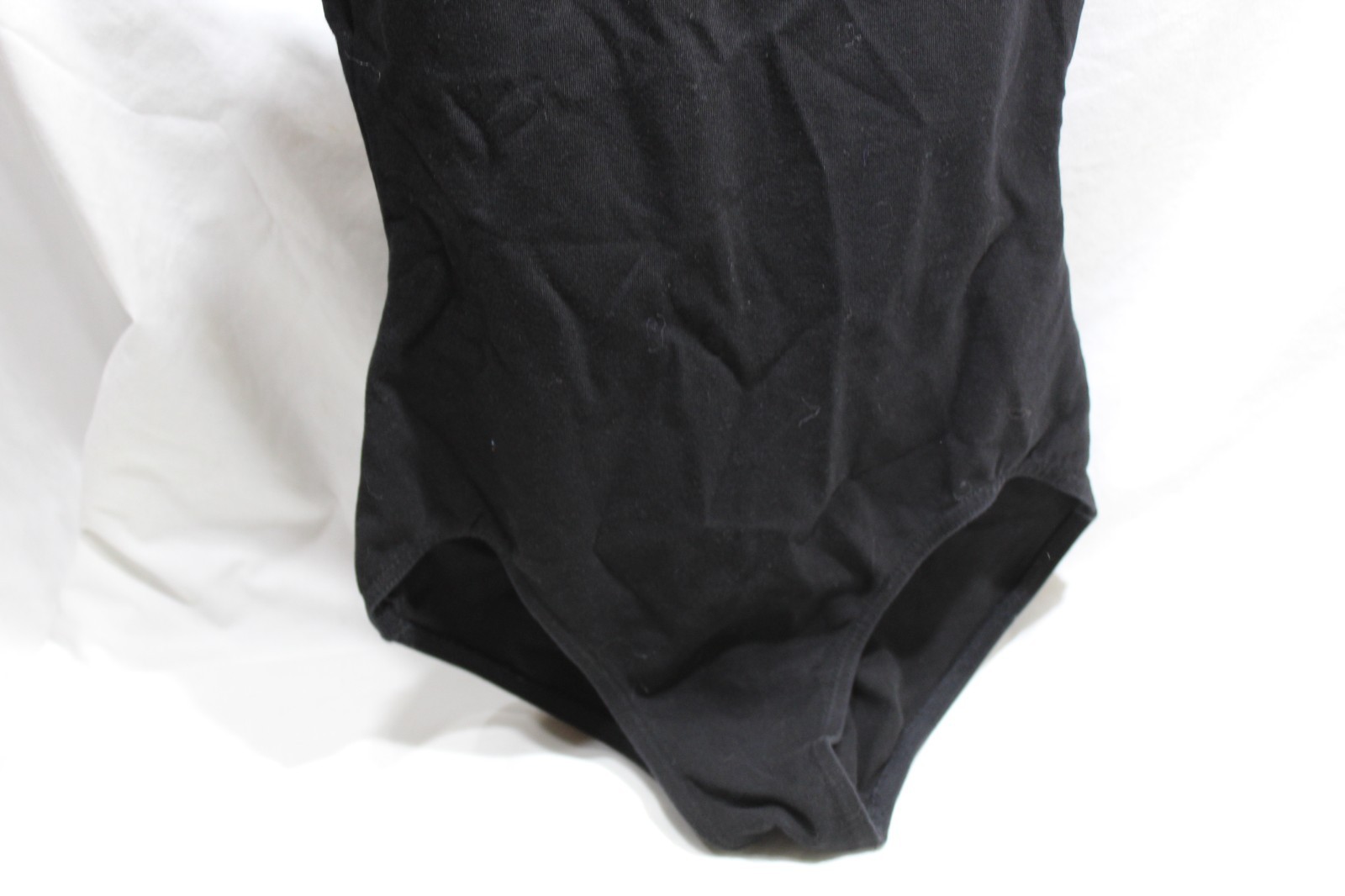 Black Camisole Leotard Adjustable Straps EUROTARD Tactel, Adult Medium, Black
