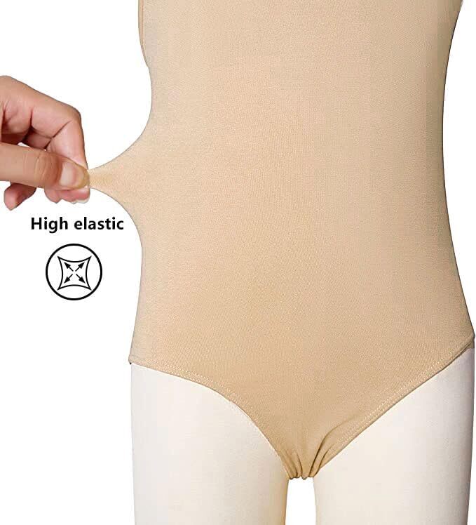 DANSHOW Women and Girls 1-Child 6 – 9 Years, Child-cami-nude-undergarment