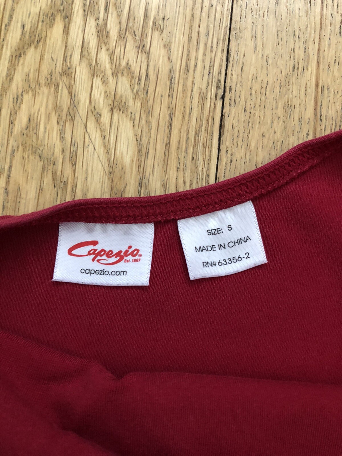4 Capezio cap-sleeve leotards style #CC400C – Color: Garnet; Size: Adult Small