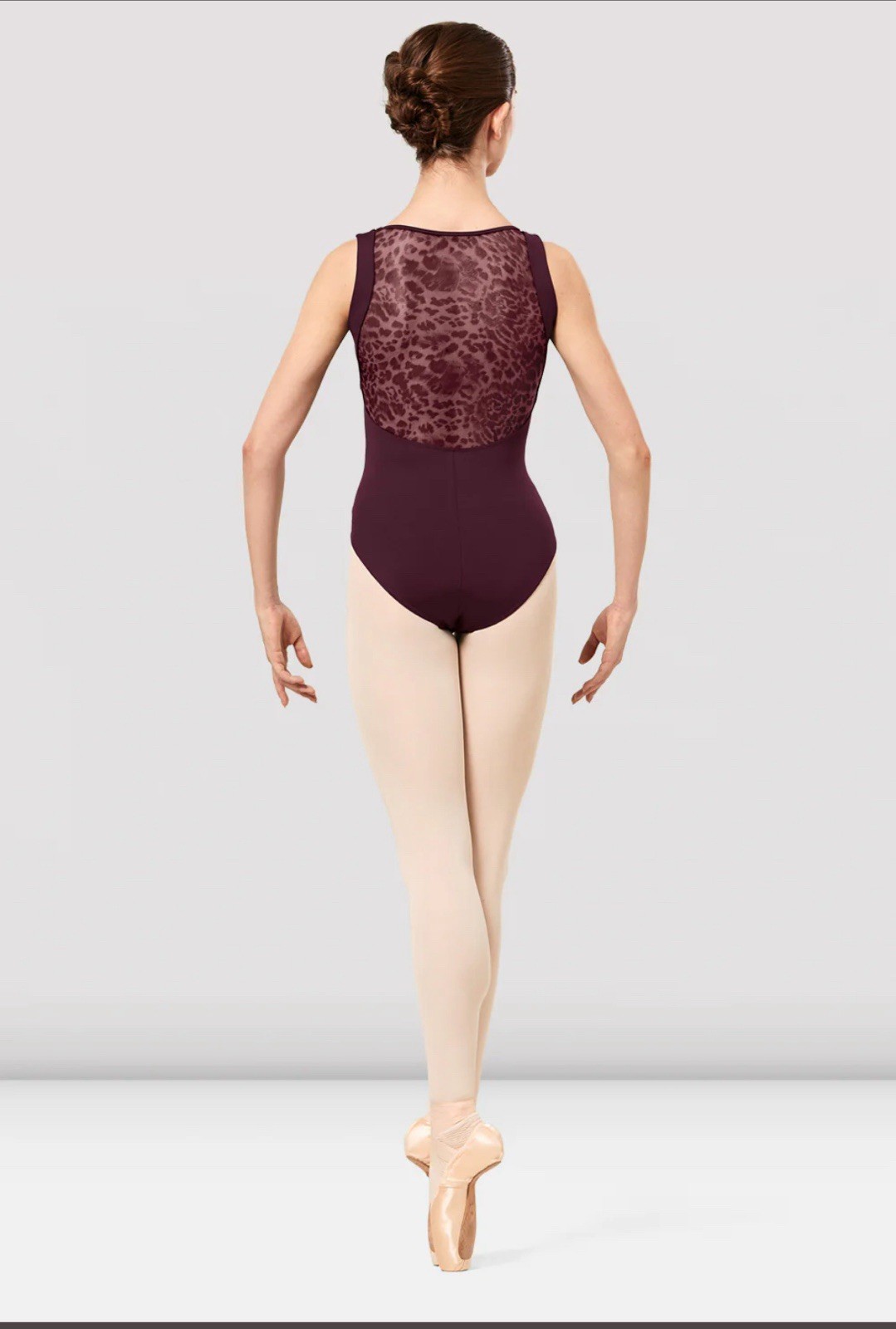 Bloch Lavish Women Large Olimpia Animal Print Mesh Back Tank Leotard L2375 NEW!