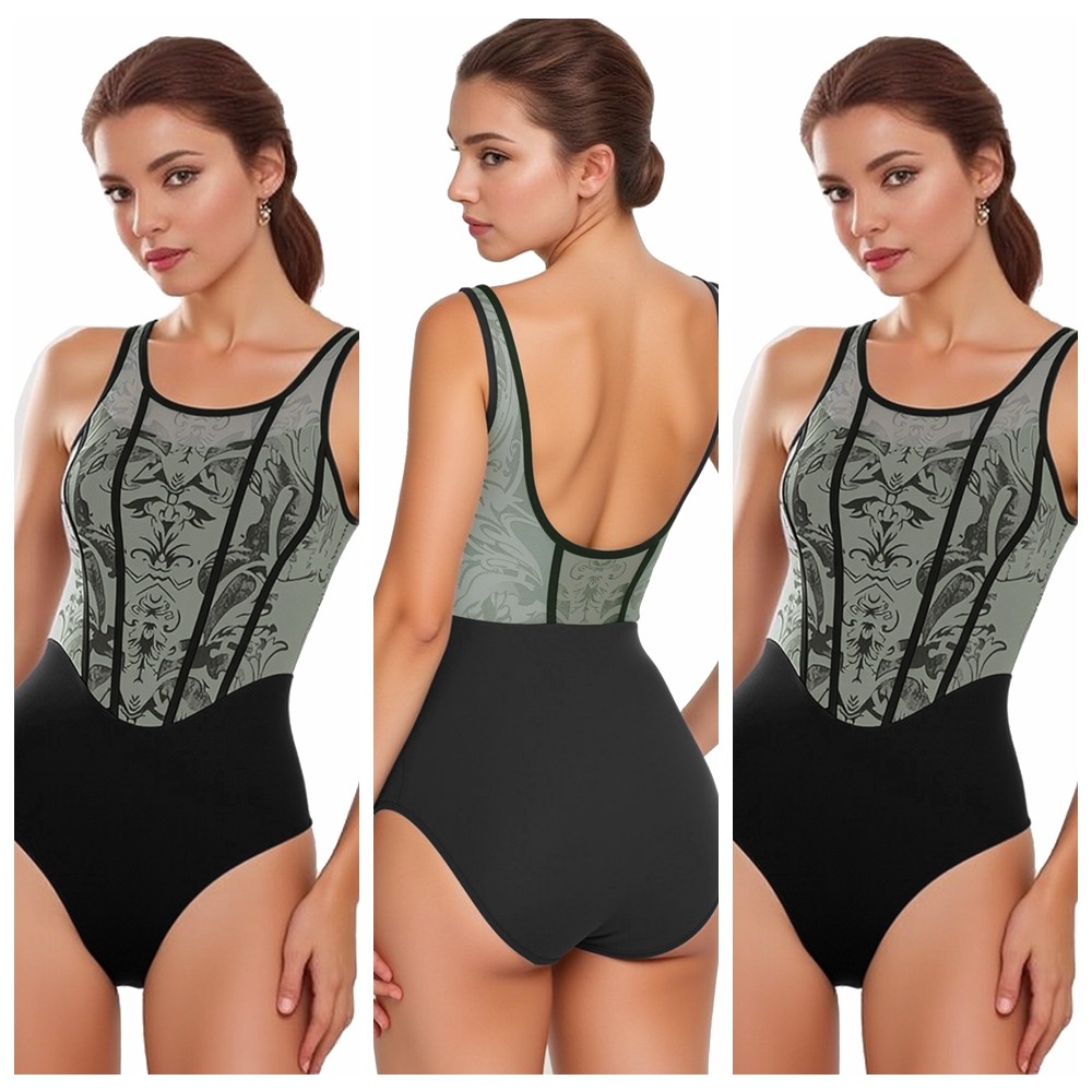 Women Jumpsuit Fitness Leotard Roller Skating Bodysuit Yoga One-piece Recital