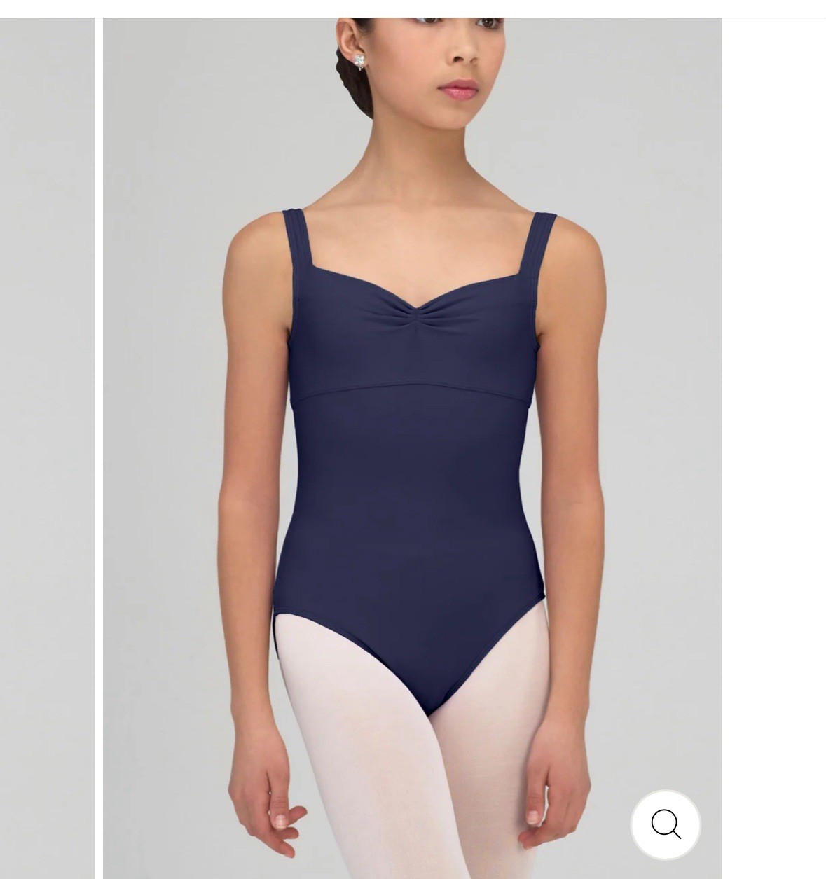 2 – Pieces NEW W/TAGS Wear Moi “Galate” Tank Leotard CHILD Size 12-14 Navy –