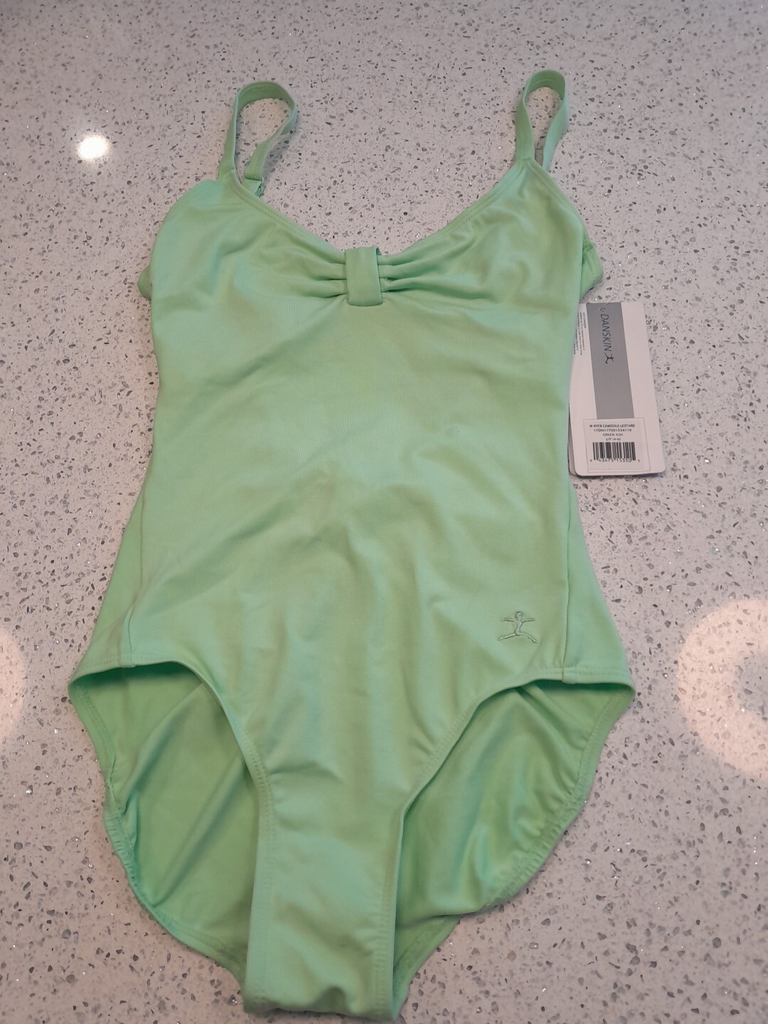 Womens Small (4-6) – Danskin Adjustable Strap Mint Green Leotard