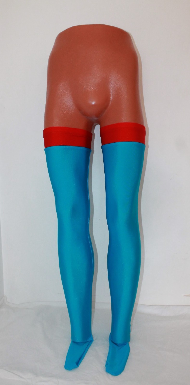 Set Men Cosplay Costume 700-06 Blue and Red Spandex Size L
