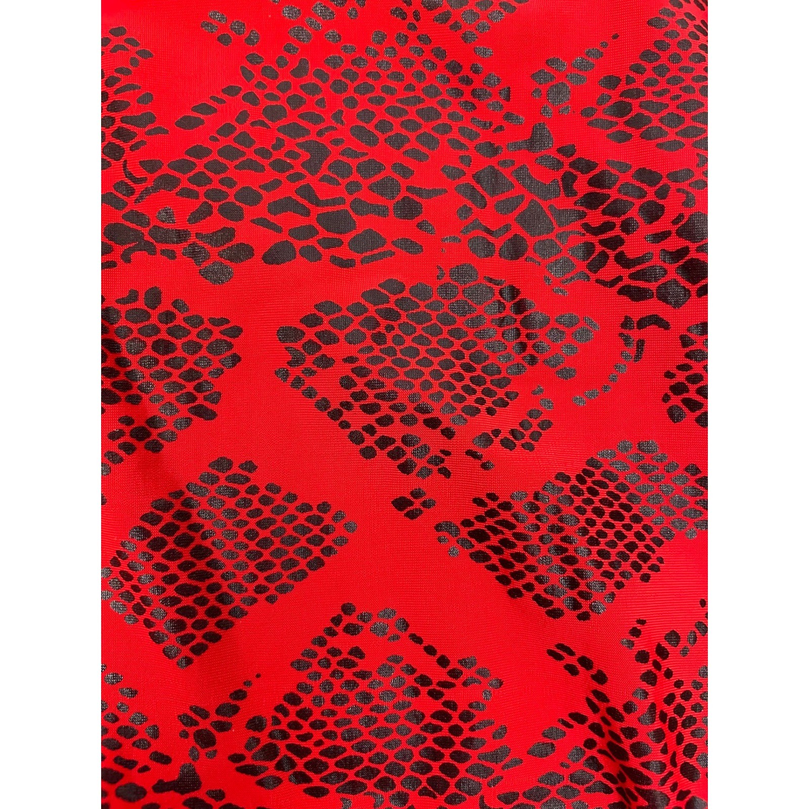 GK Leotard Adult Medium AM Red Black Gymanstics Sleeveless Dance