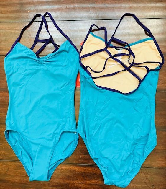 NWT Capezio #TC0008 Strappy Back Adult Camisole Dance Leotard Adult S M L