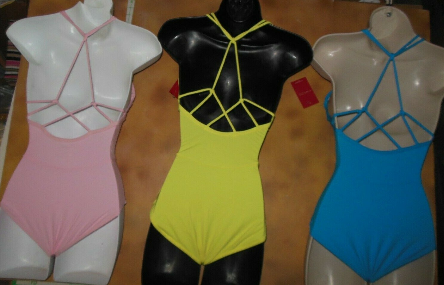 CAPEZIO CAMISOLE LEOTARD 4 COLORS STRAPPY BACK Tb201 LADIES sizes lattice