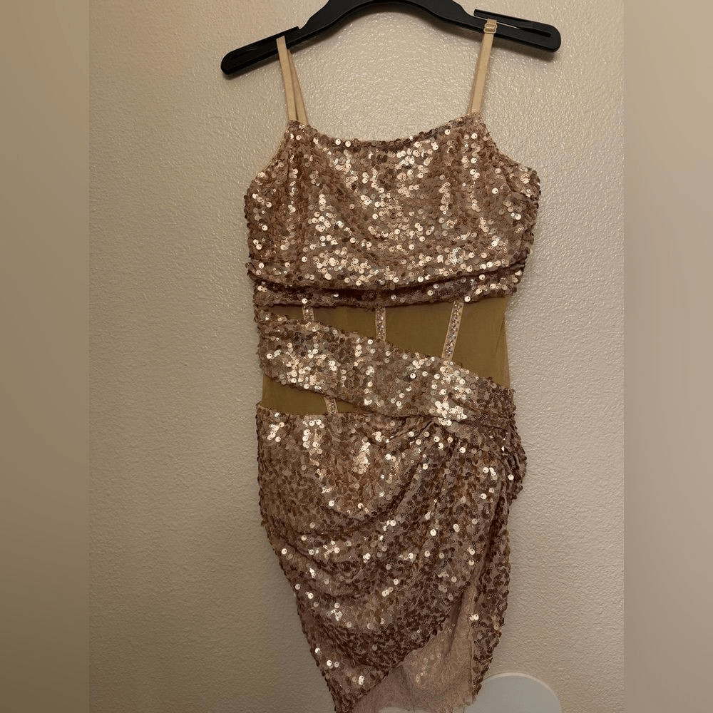 Tenth House lyrical contemporary Dance costume rose gold TRANQUILITY TH22041 MA