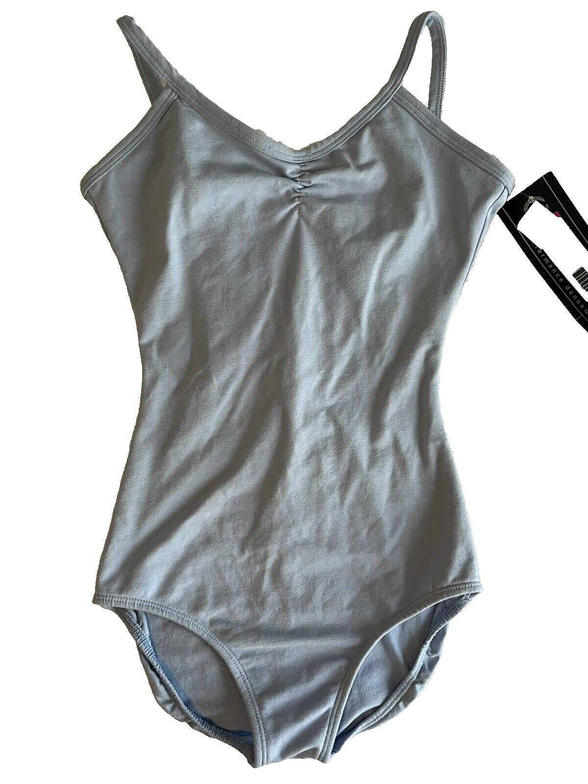 Eurotard 10527 Light Blue Cami Dance Leotard Adult M New With Tags