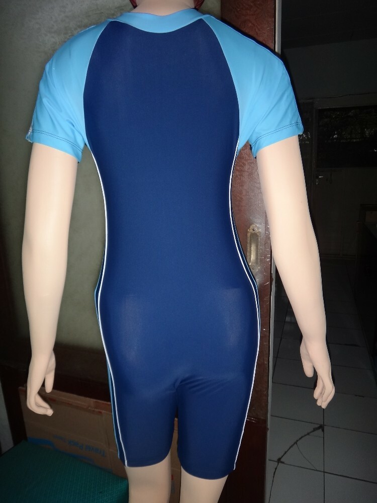 FIERGA Blue Diving Suit Swim Spandex Leotard for Kids Unisex or size Small