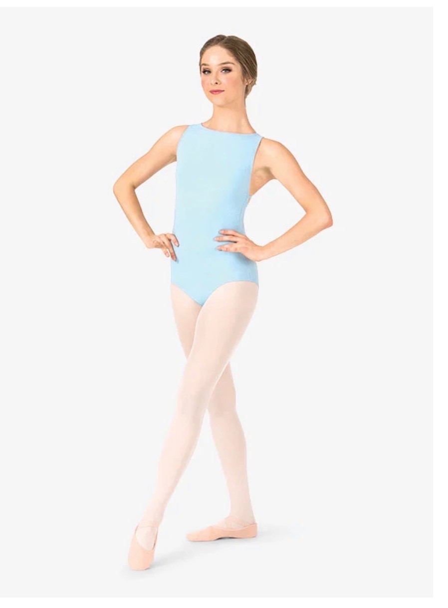 NWT Womens Cotton Triple Strap Tank Dance Leotard TH5527 Retails $38 (A5)