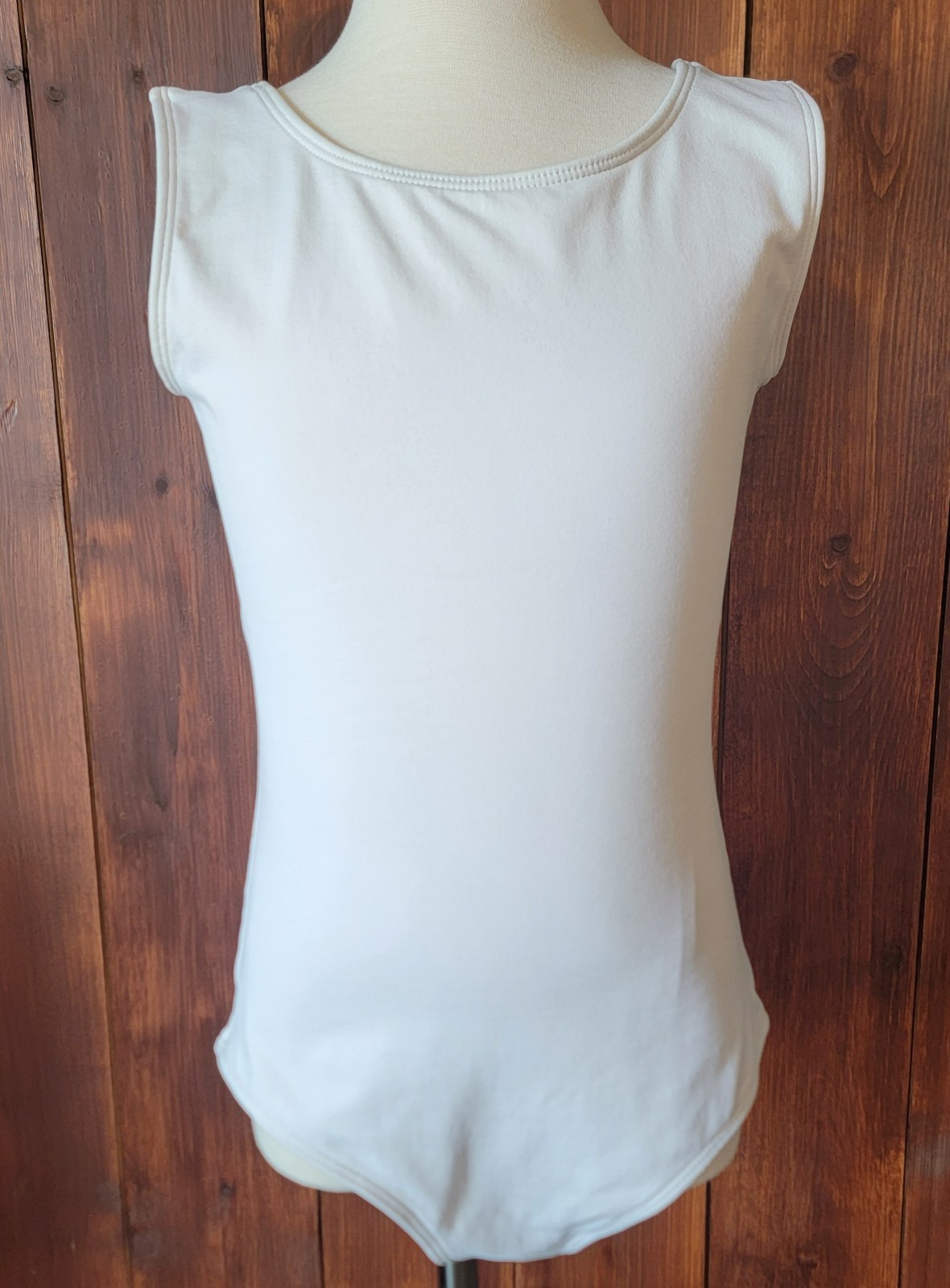 Eurotard Women Small White Leotard Classic Stretch Dance Gymnastics Ballet Leo