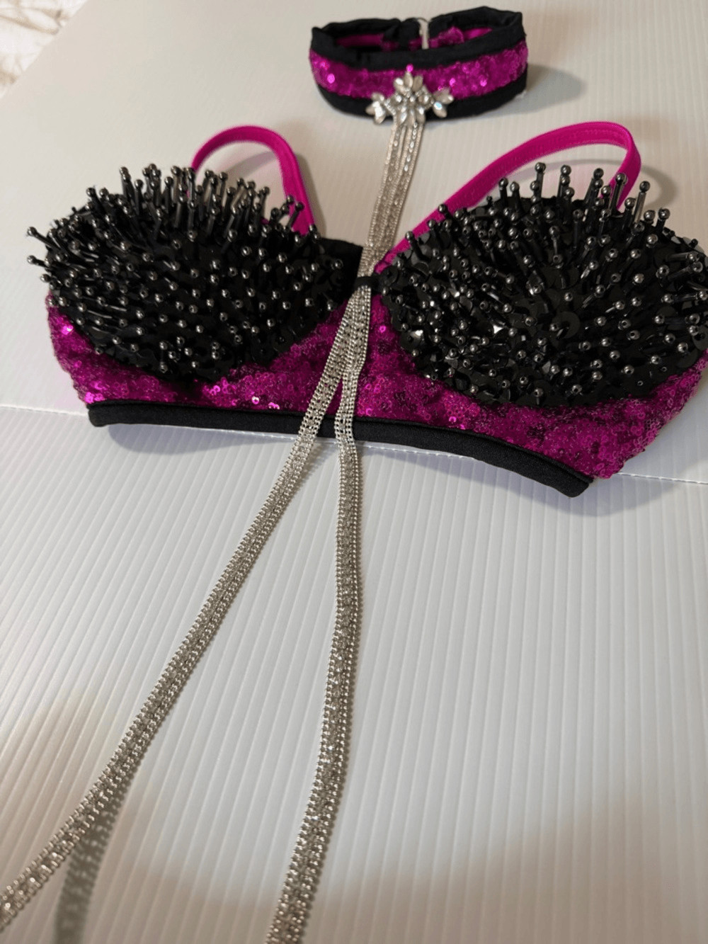 Glamour custom solo sassy sexy dance costume 2 piece contemporary jazz LC child