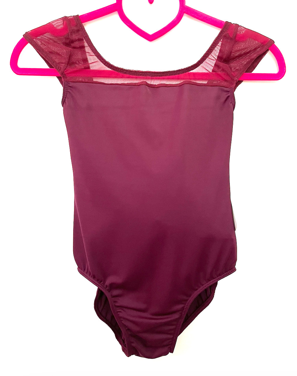 Ladies Ballet Dance Leotard by Dancer.NYC – Burgundy Ladies Petite – NWT