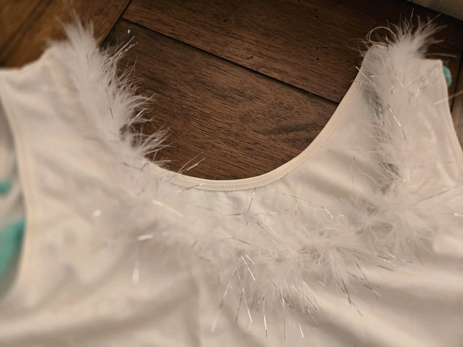 Adult White Leotard XXL
