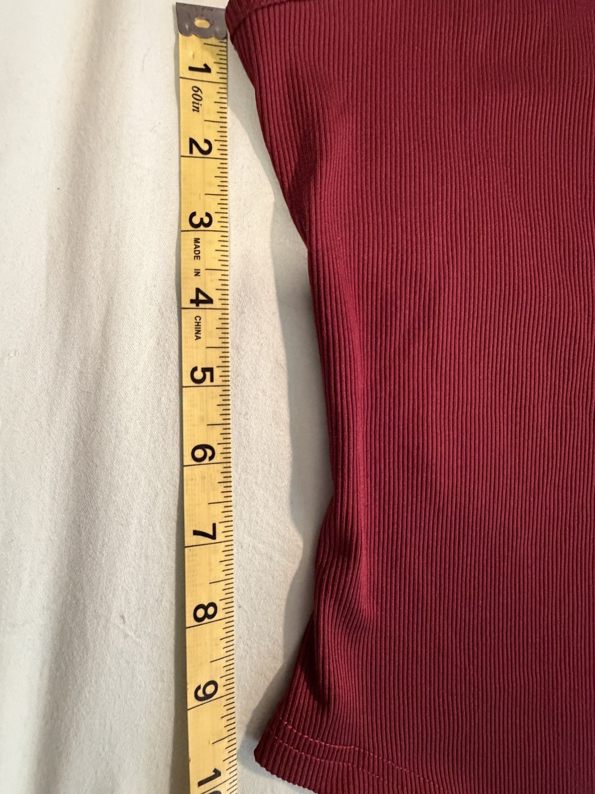 Woman’s SHEIN Leotard Size 4XL Wine Colored With Scalloped Neckline