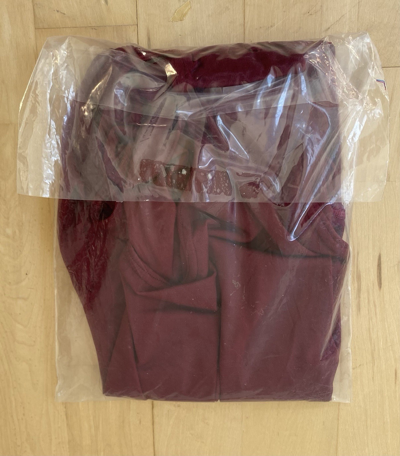 NIP New Vintage Capezio Dance Burgundy Red Leotard Adult Large 80s