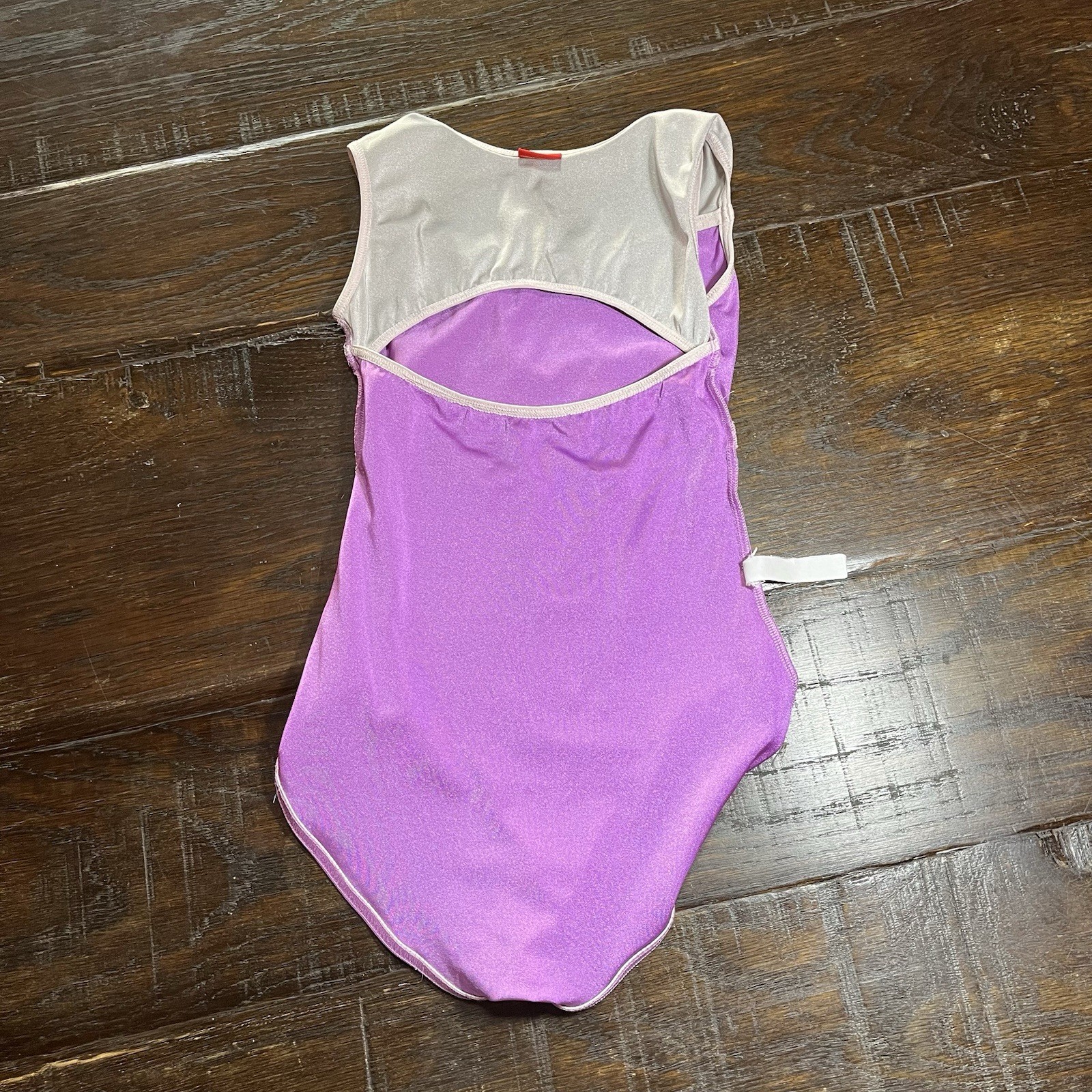 Yumiko Ballet Dance Leotard Size Small Fuschia Sleeveless Back Cut Out