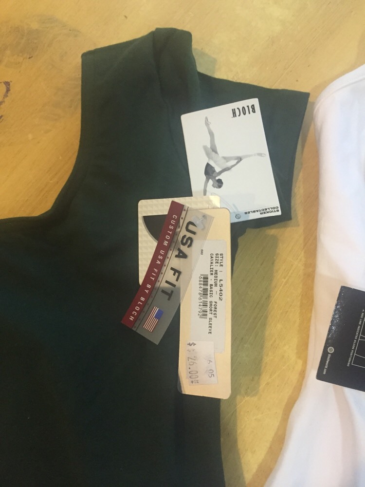 Bloch Leotard Adult Sz MEDIUM Ballet Dance Tank Cami Long Sleeve Various Color
