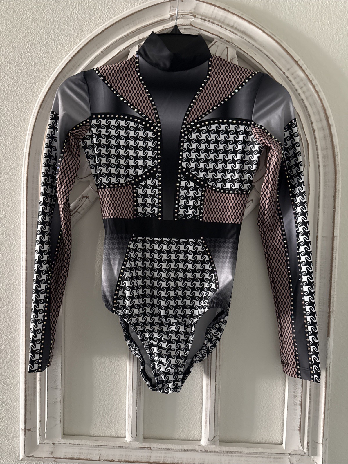 NEW- Alexandra JustForKix Leotard W/added Rhinestones (Adult XS)