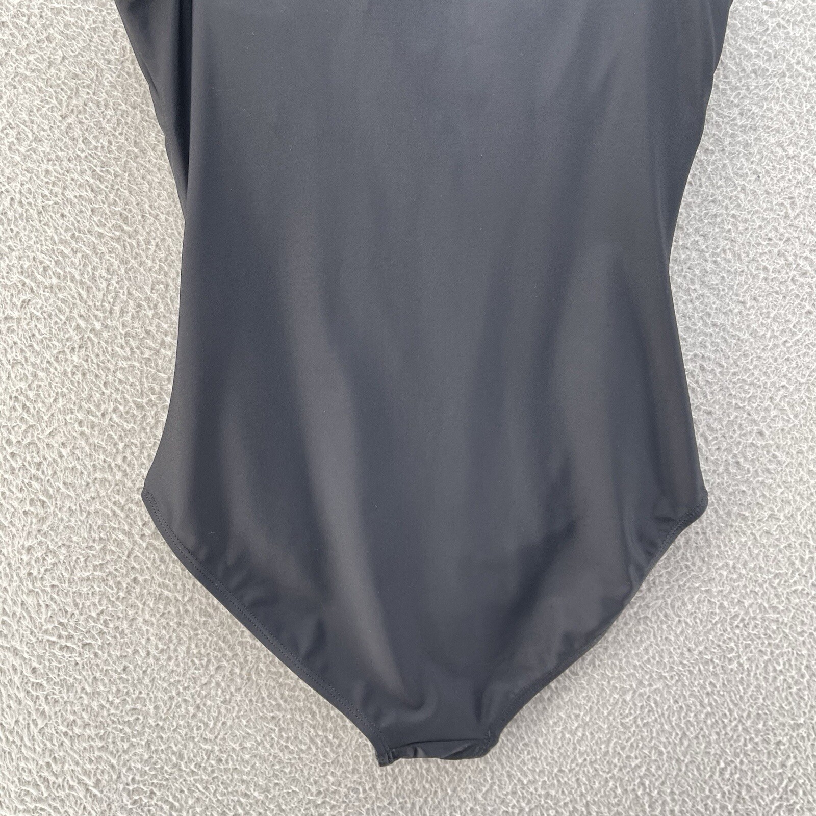 Baleaf Leotard Women 34 Black Henley Neck Performance Stretch Bodysuit Dancewear