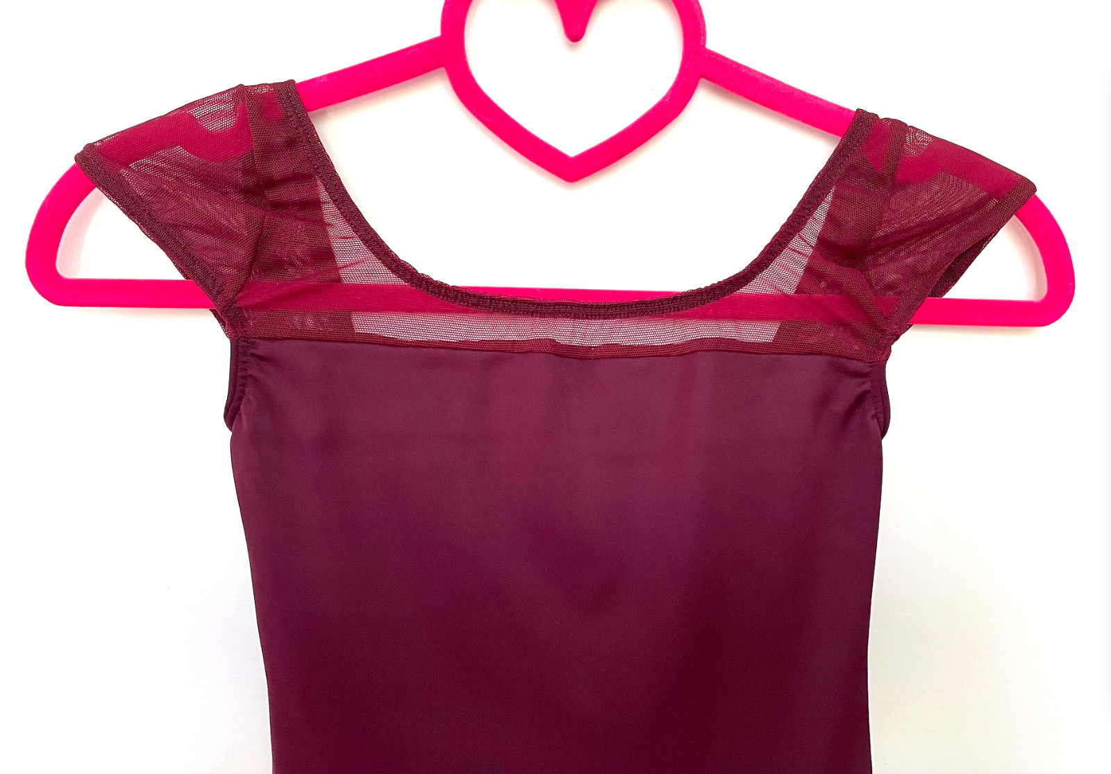 Ladies Ballet Dance Leotard by Dancer.NYC – Burgundy Ladies Petite – NWT